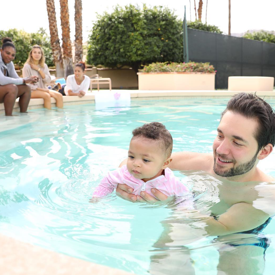 Could These Photos Of Serena Williams, Her Husband Alexis Ohanian and Their Daughter Be Any More Adorable?

